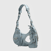 HEART CHARM SHOULDER BAG