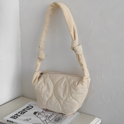 QUILTING KNOT SHOULDER BAG