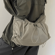 DRAWSTRING SHOULDER BAG