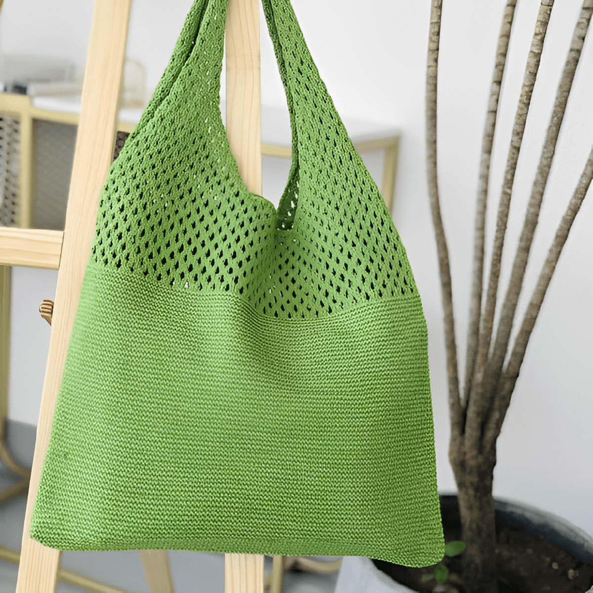 SUMMER KNIT TOTE BAG