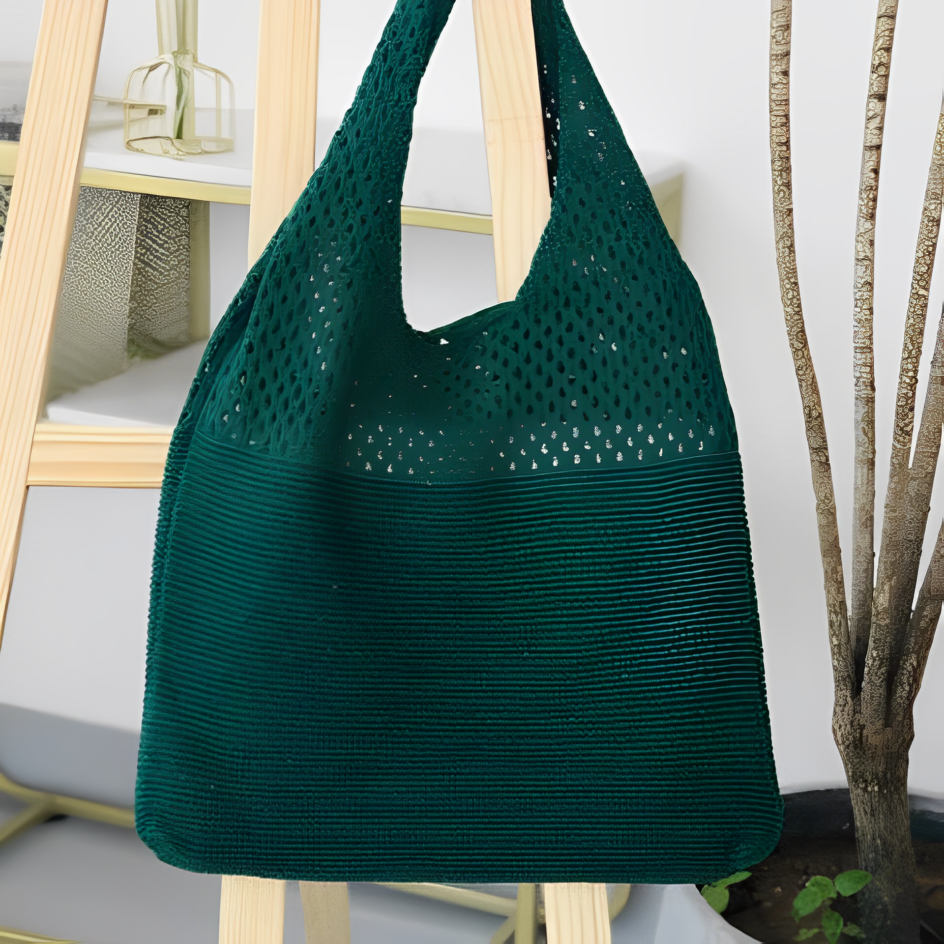 SUMMER KNIT TOTE BAG