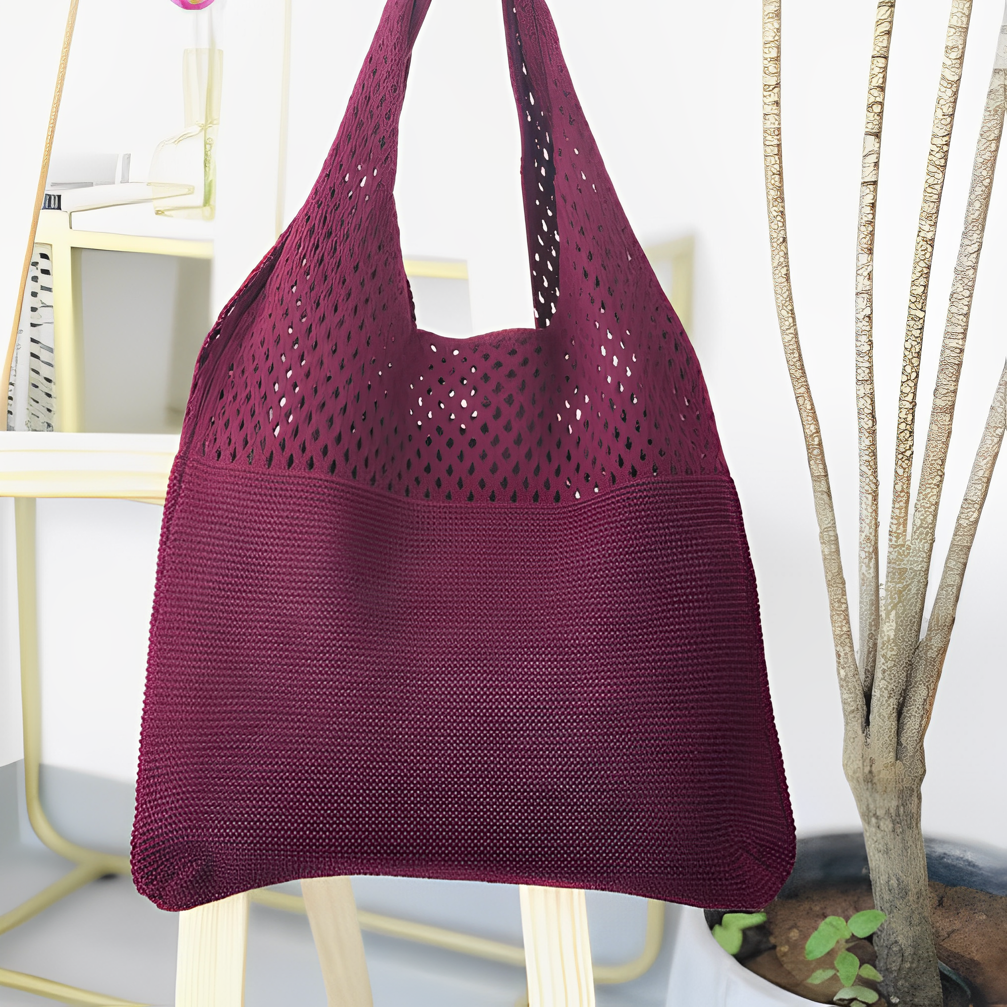 SUMMER KNIT TOTE BAG