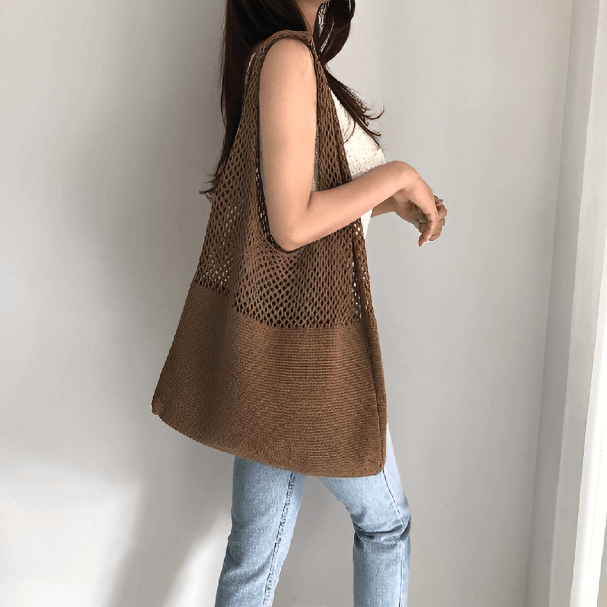 SUMMER KNIT TOTE BAG