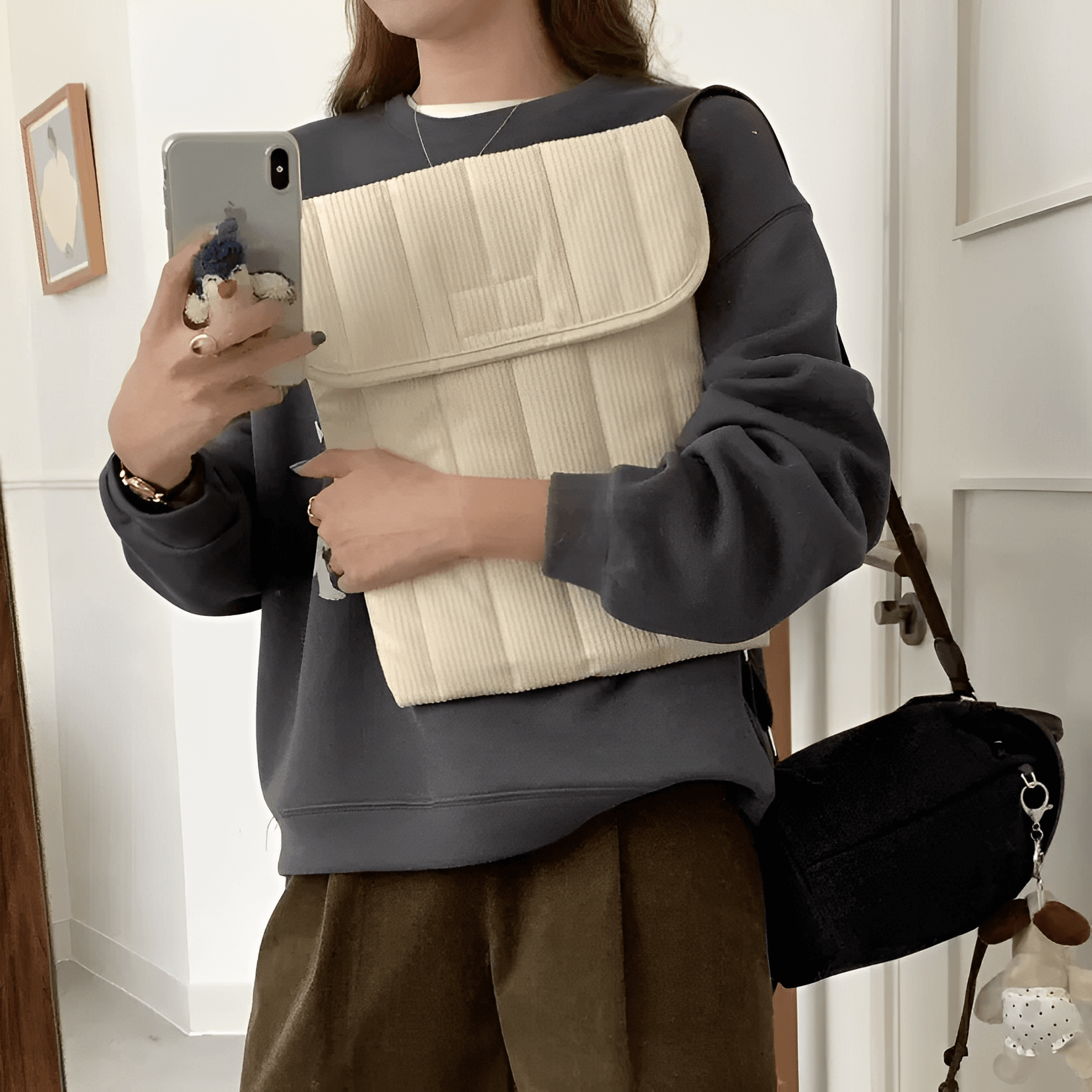 CORDUROY PC TABLET BAG