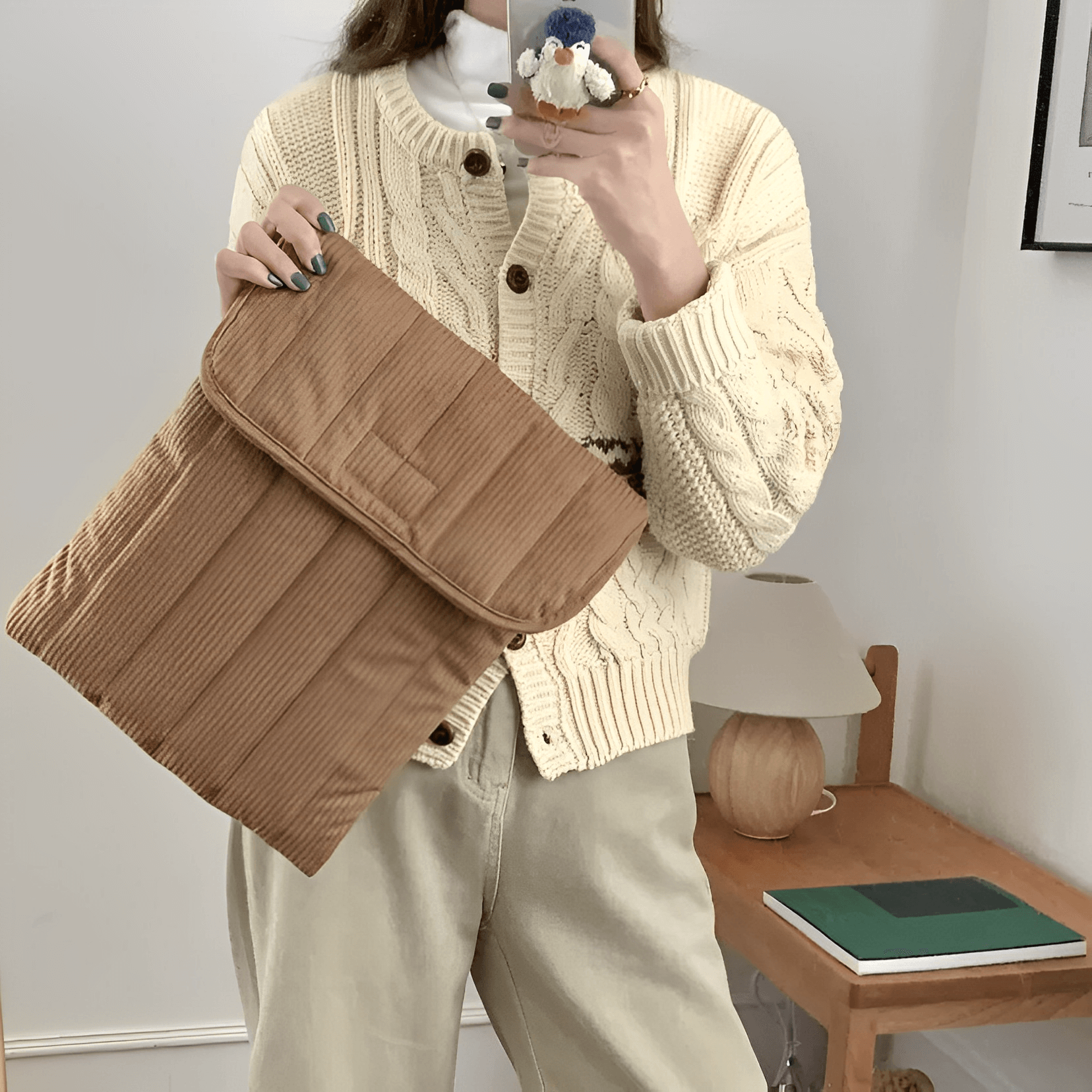 CORDUROY PC TABLET BAG