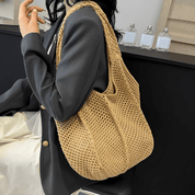 LACY CROCHET TOTE BAG