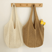 LACY CROCHET TOTE BAG