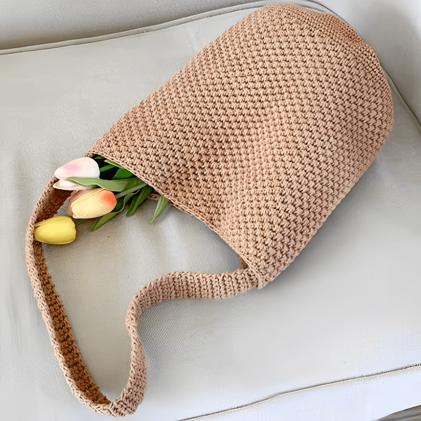 ROUND PAPER TOTE BAG