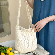 ROUND PAPER TOTE BAG