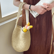 ROUND PAPER TOTE BAG