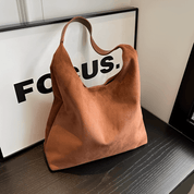 SUEDE TOTE BAG