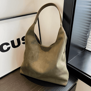 SUEDE TOTE BAG