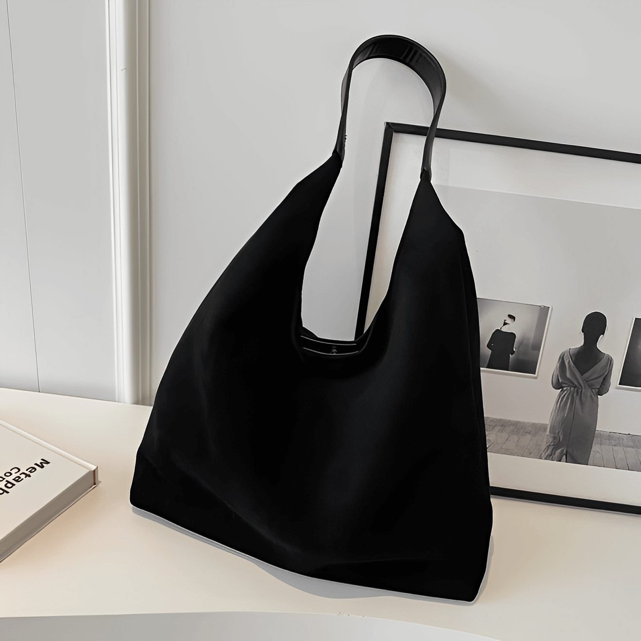 SUEDE TOTE BAG