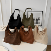 SUEDE TOTE BAG