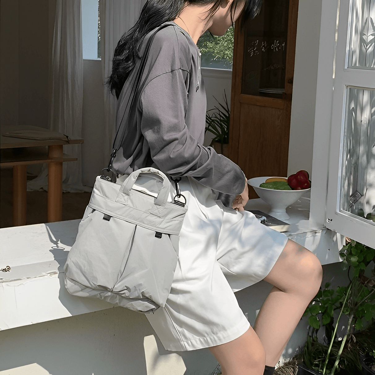 W-POCKET SHOULDER BAG